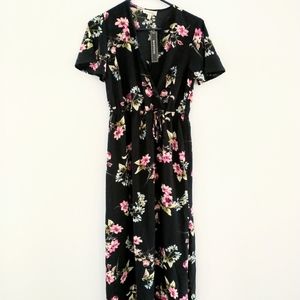Floral Wrap Dress